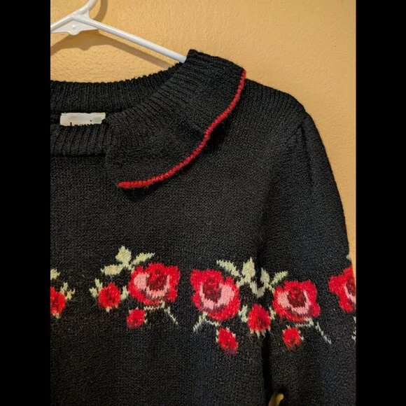 Joanie Brand Ruffalo Frill Collar Knitted Sweater NWT Size US Small - Picture 3 of 4